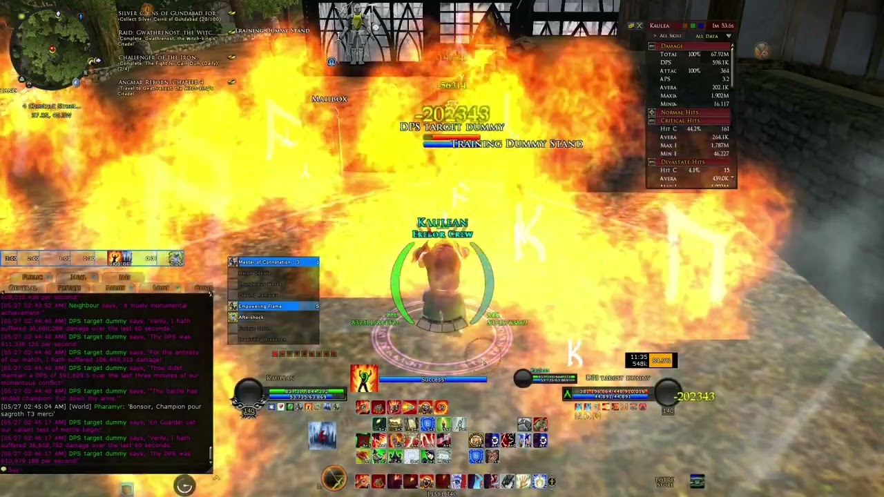 [LOTRO] U35 Fire RK parse 633k