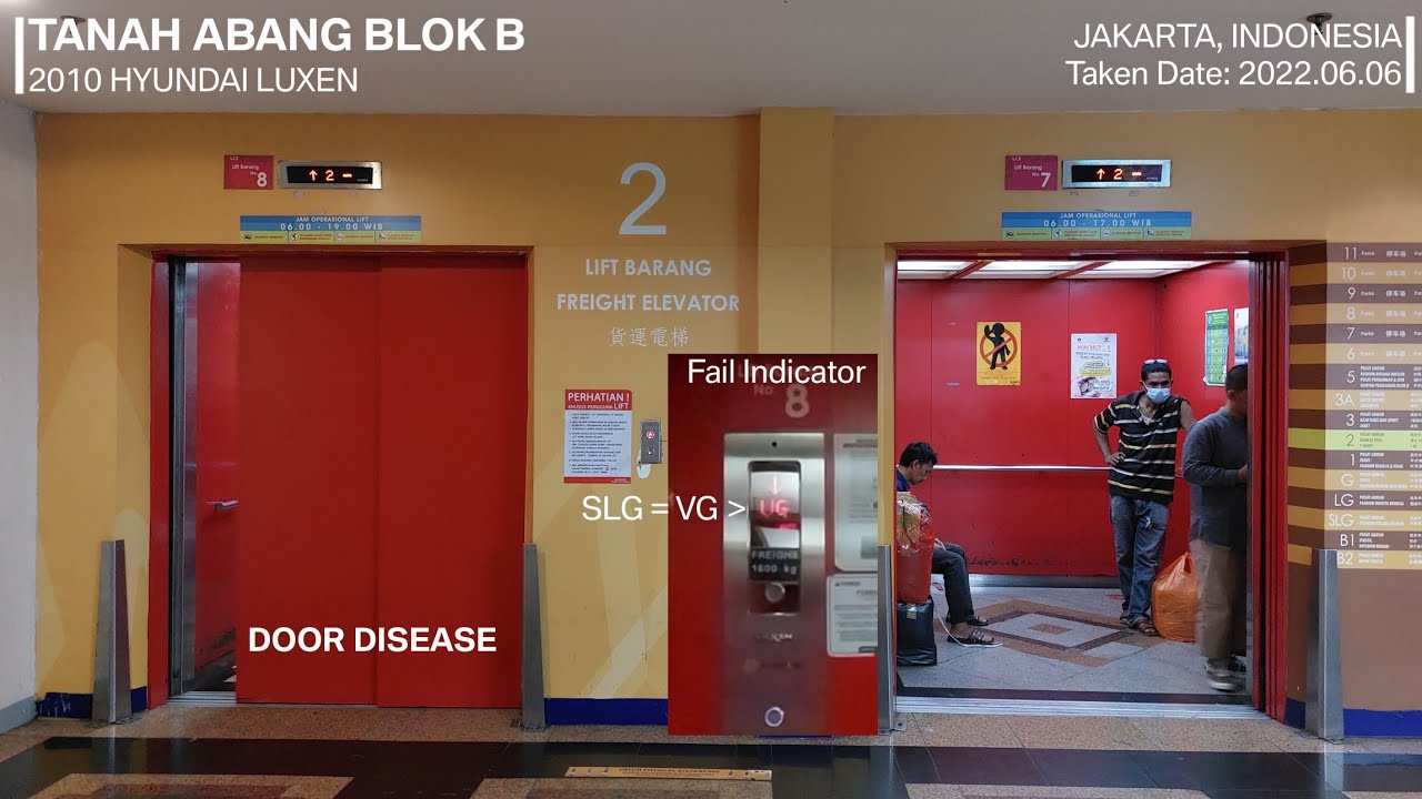 Hyundai LUXEN Traction Service Elevator at Pasar Tanah Abang Blok B, Jakarta