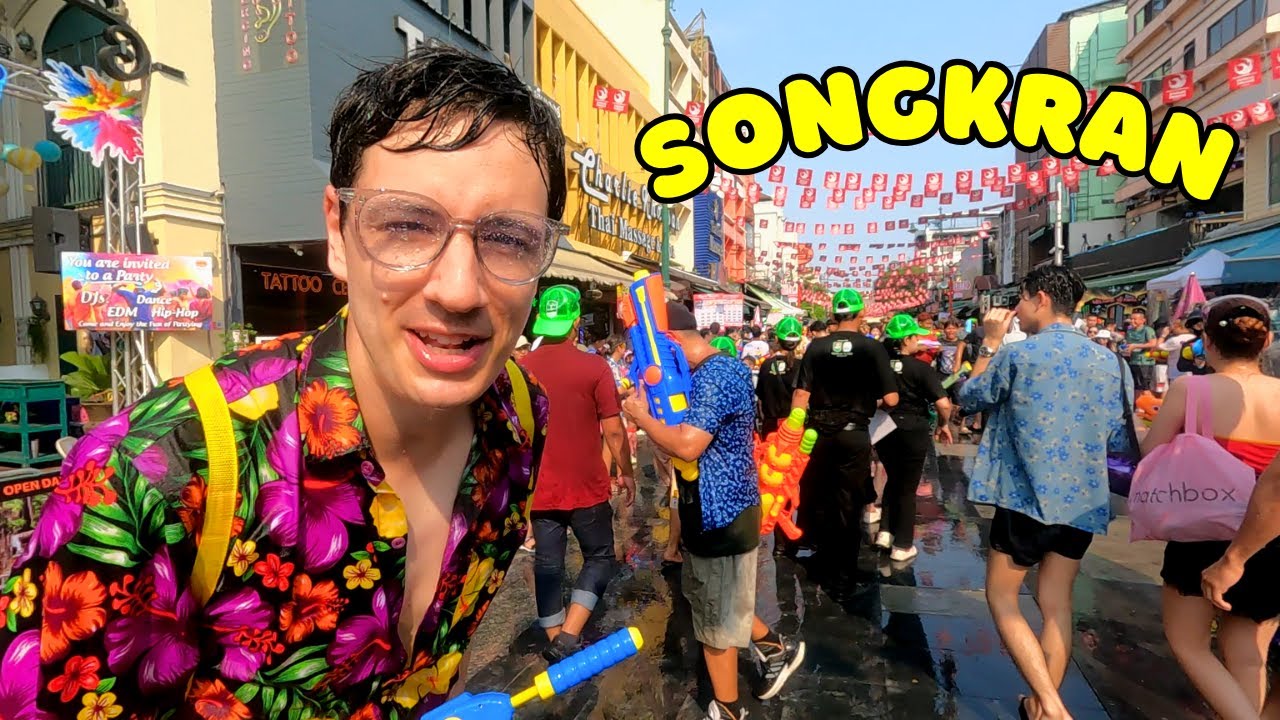 Songkran INSANITY! We SURVIVED Bangkok's WILDEST Water Fight! 🇹🇭