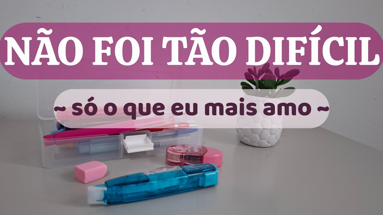 10 itens de papelaria que eu compraria de novo se eu perdesse tudo