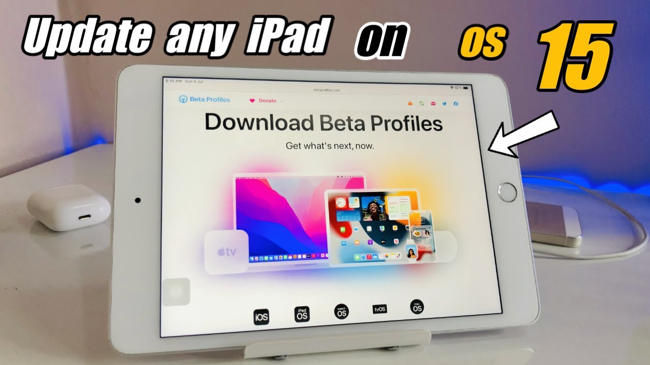 Как обновить любой iPad на iPad OS 15 || Как установить бета-профиль iPad OS 15 на любой iPad