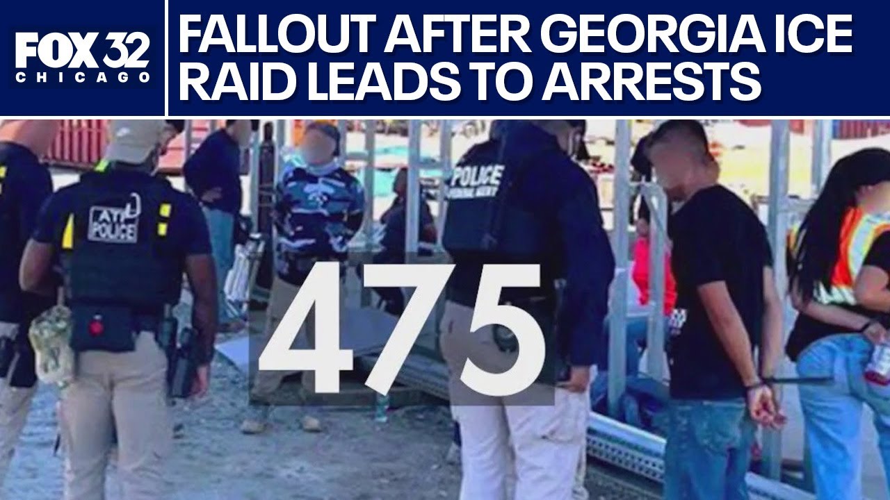 Fallout builds after Georgia ICE raid results in nearly 500 arrests