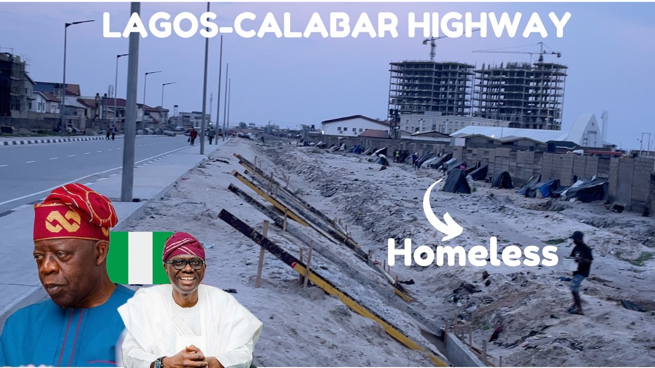 Homeless Lagosians Living on Lagos Calabar Highway