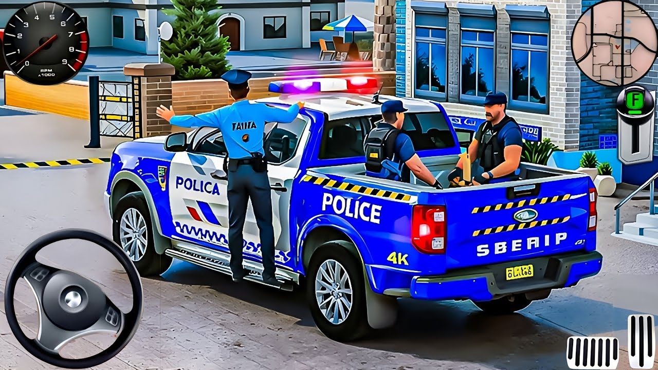 Police Car Chase Simulator 3D Games - Real Cop Cars Police Driving Simulator 2025 - Android Gameplay