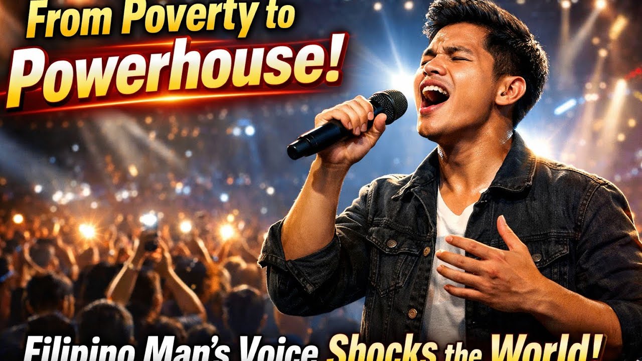 From Poverty to Powerhouse! Filipino Man’s Voice Shocks the World 🌏🎤