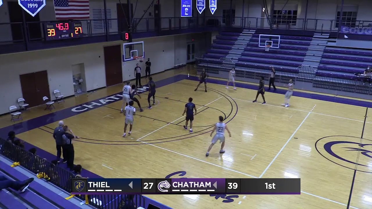 Chatham Men's Basketball vs. Thiel Highlights (3/8/21)