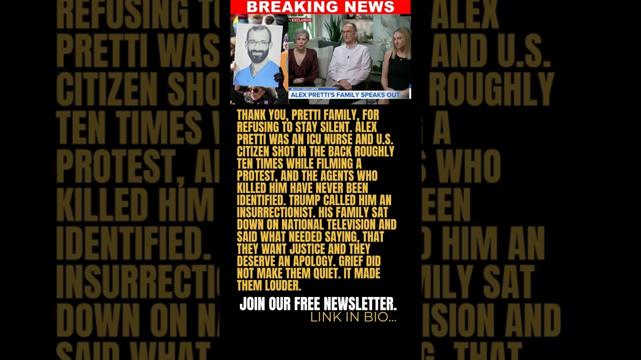 BREAKING: Alex Pretti's Family Breaks Their Silence and Demands Justice After Trump Called