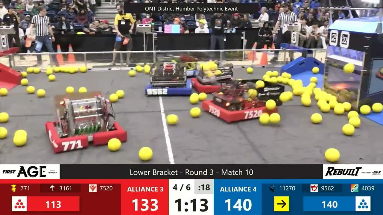 Match 10 (R3) - 2026 FRC ONT District Humber Polytechnic Event