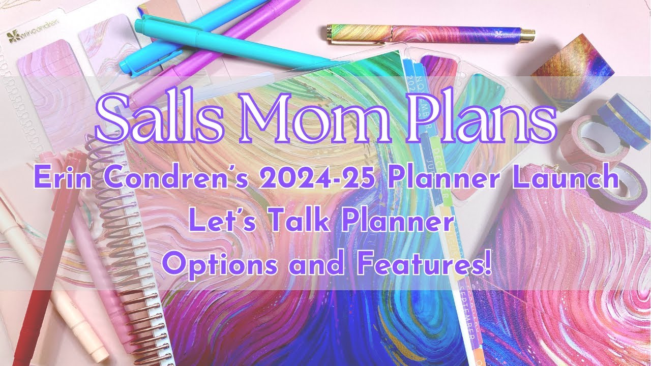 Erin Condren 2024 25 Planner Launch: Let's Talk Evolve Planner