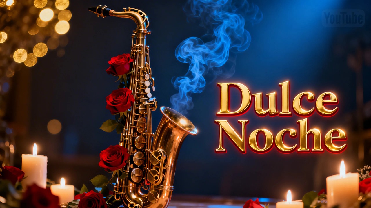 🎷 Dulce Noche EN VIVO 🔴 Boleros en Saxofón Latino