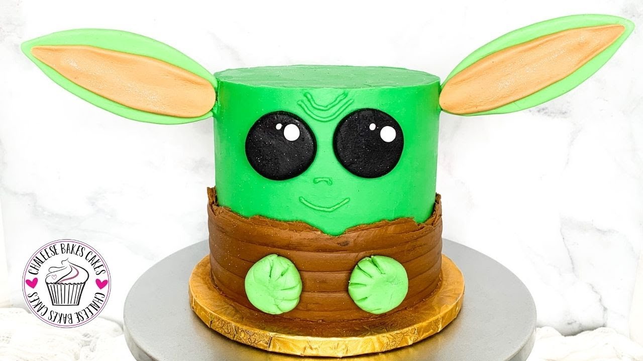HOW TO MAKE | BABY YODA (GROGU) CAKE! EASY and sooo cute!