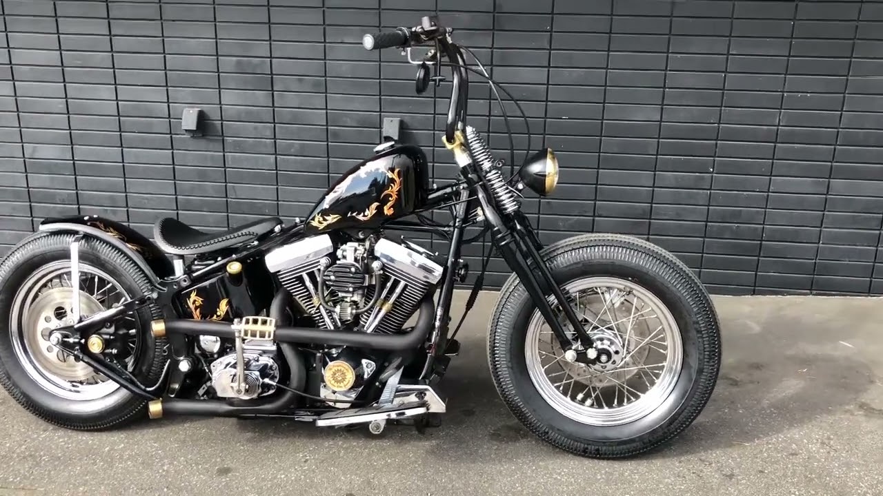 『特選中古車』HARLEY-DAVIDSON 1997年FLSTC1340cc ハーレーダビットソン　エボ　74スプリンガー　3拍子