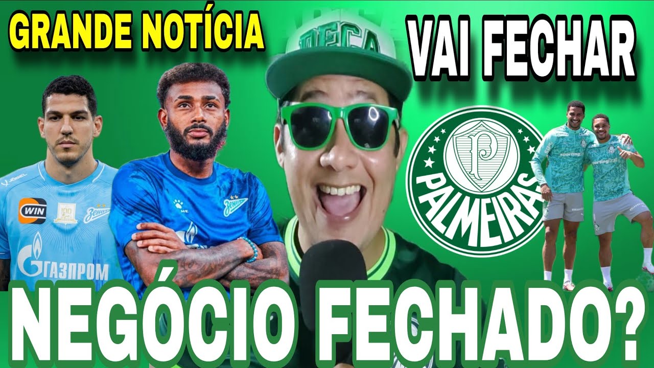GRANDE NOTÍCIA! PALMEIRAS TEM TUDO PARA FECHAR DUAS GRANDES CONTRATAÇÕES, NINO E WENDELL. 