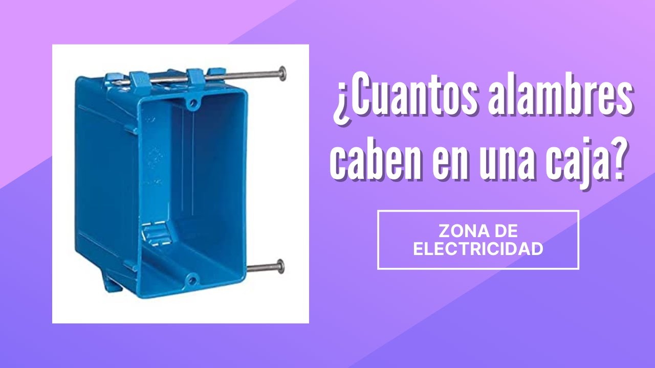 ¿Cuántos alambres caben en una caja?