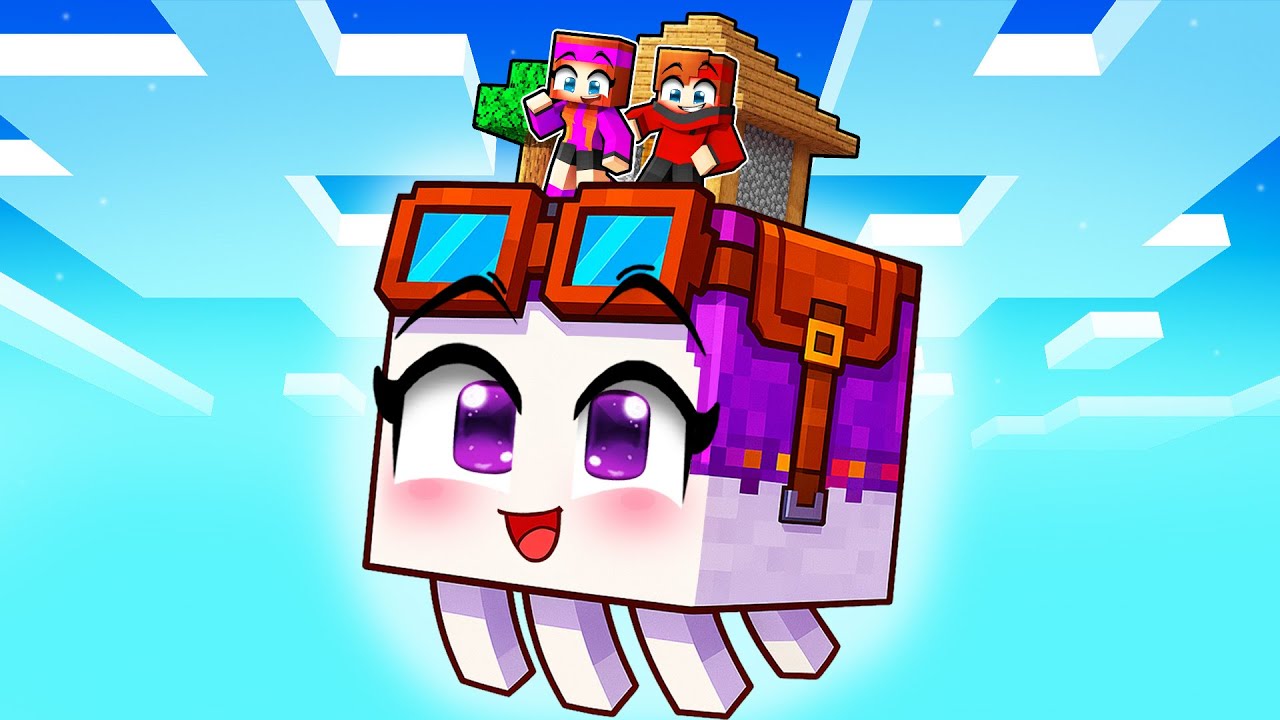 Construire une Maison sur un Ghast sur Minecraft !