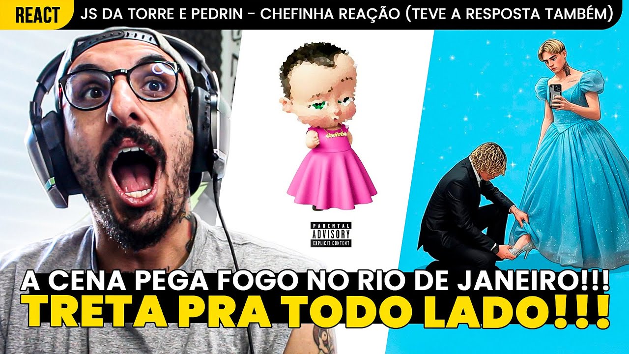 TRETA PESADA NO RJ!!! JS DA TORRE E PEDRIN - CHEFINHA [REAÇÃO] (E TEVE UMA RESPOSTA TAMBÉM)