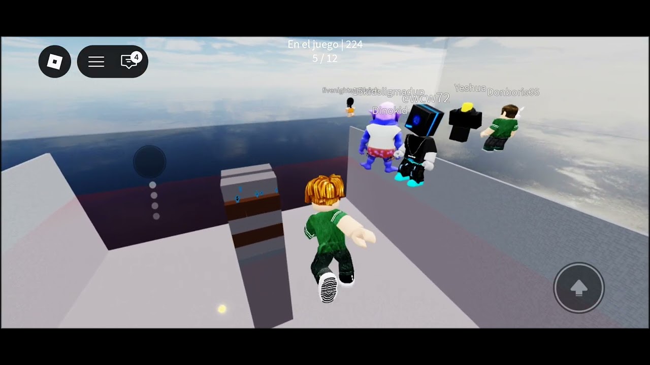 Jugando a Jenga en Roblox!