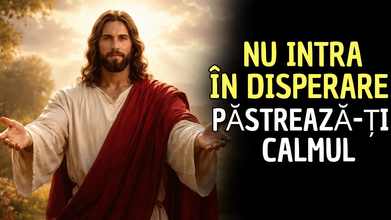 Dumnezeu îți spune astăzi: nu dispera, rămâi calm | Dumnezeu este călăuza mea