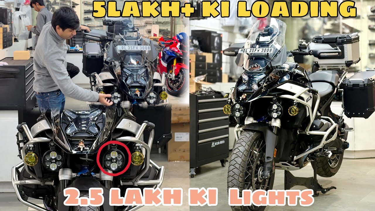 Bmw GS1300 ko kiya full load lagadiya 5lakh ka saman