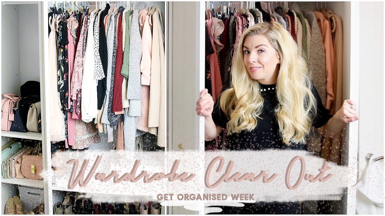 WARDROBE CLEAR OUT | GET ORGANISED WEEK | KATE MURNANE