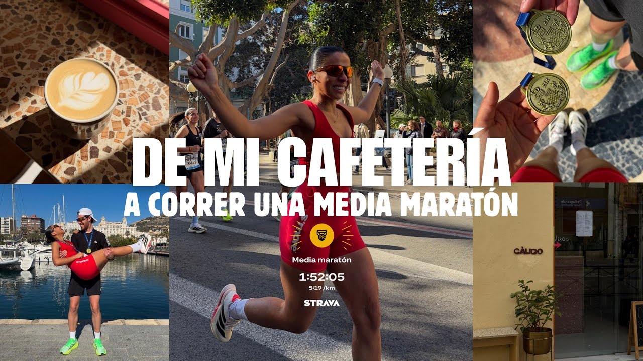 Empecé el fin de semana en mi cafetería y lo terminé corriendo la media maratón de Alicante 