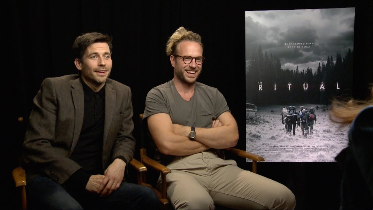 Robert James Collier & Rafe Spall talk 'The Ritual'
