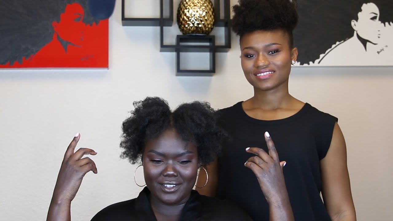 Natural Hair Specialist Styles My Hair + TIPS, etc.--WHAT DID WE LEARN?? Episode 2