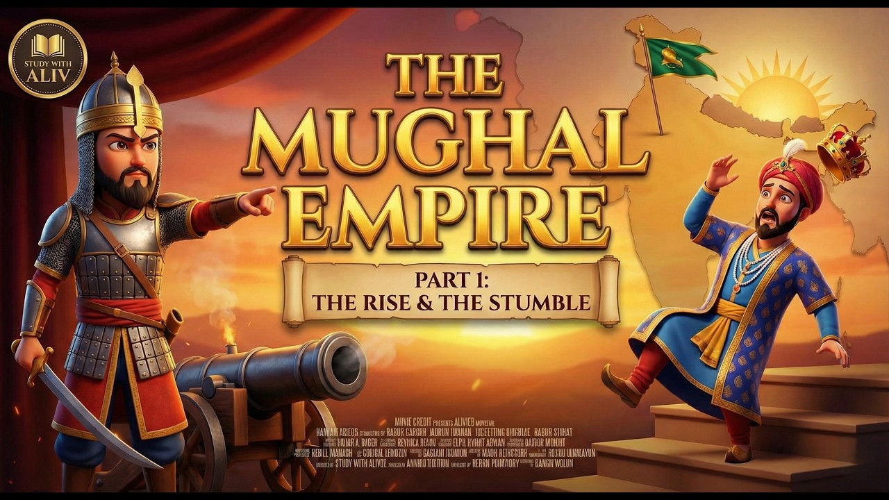 The Mughal Empire: Rise of a Dynasty 🚩 | Part 1 (Full Animated Movie)