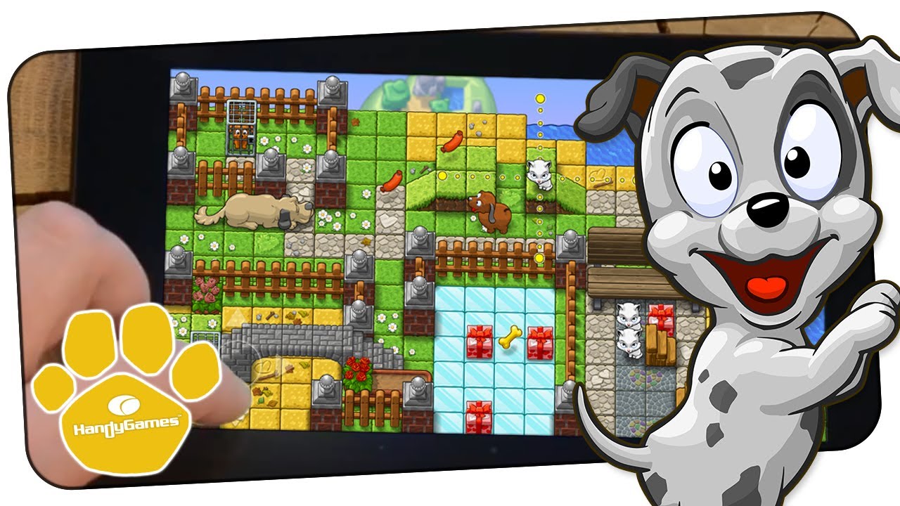 Playing with dogs and solving puzzles - Let's Play Save the Puppies