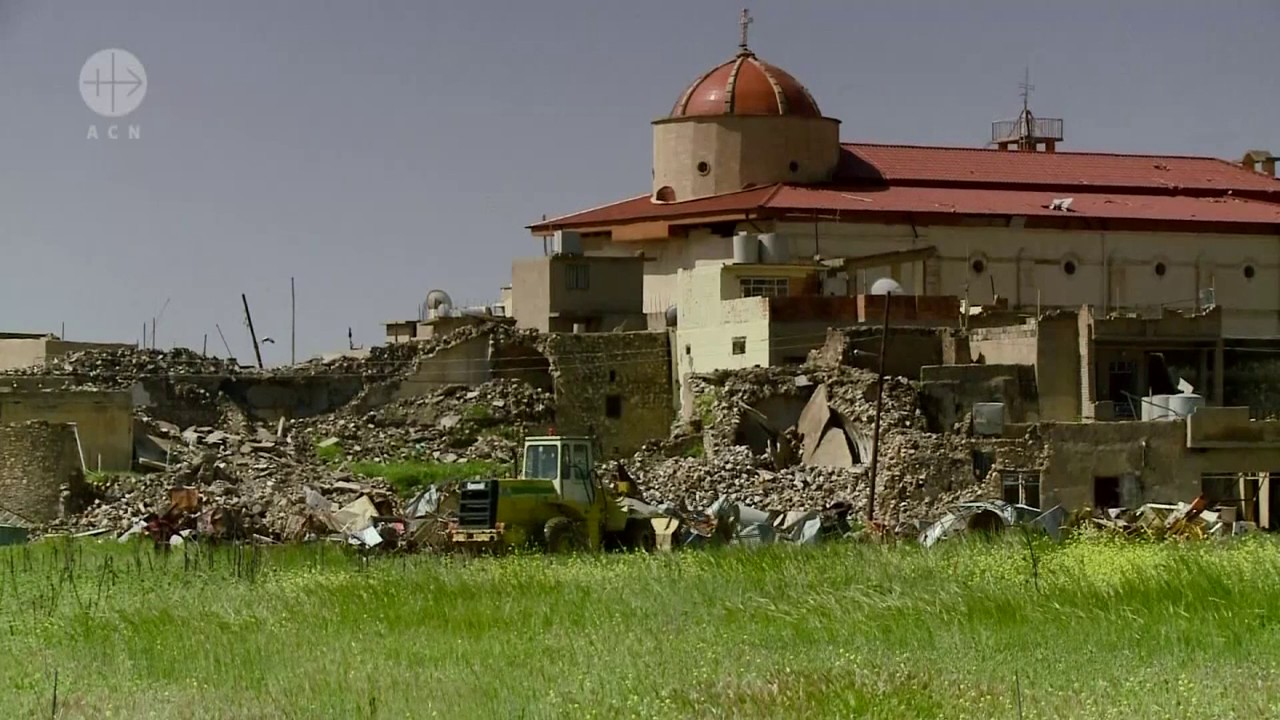 Returning to the destruction Batnaya, Nineveh Plains, Iraq