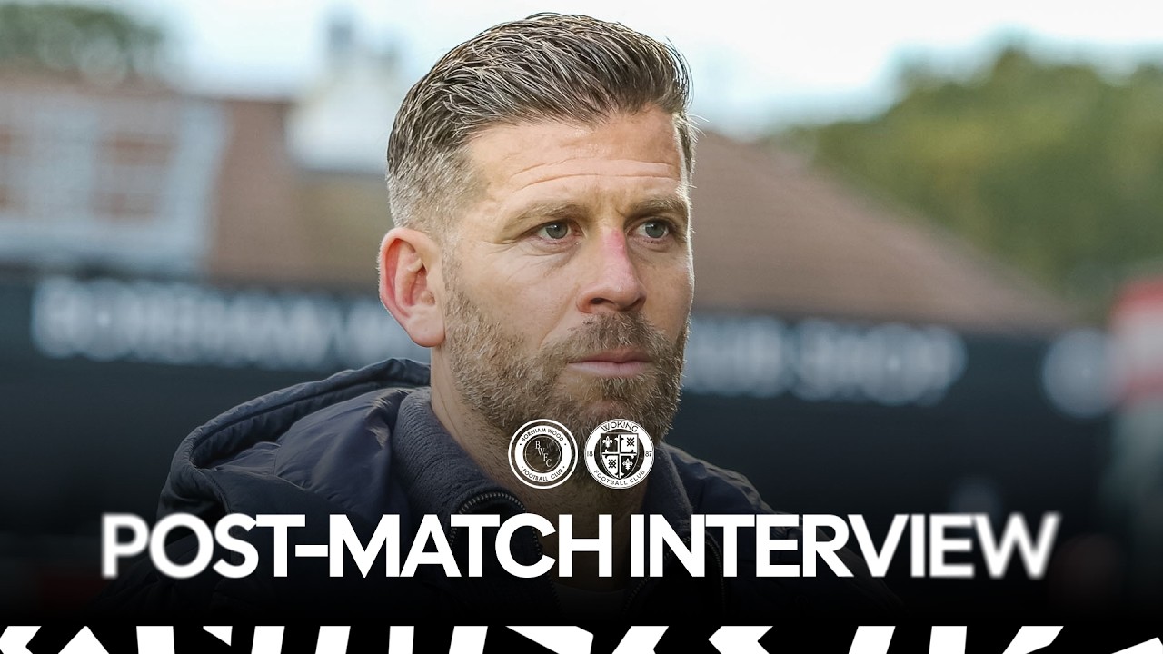 INTERVIEW | Luke Garrard post - Woking (H) | Emirates FA Cup | 17 October 2026