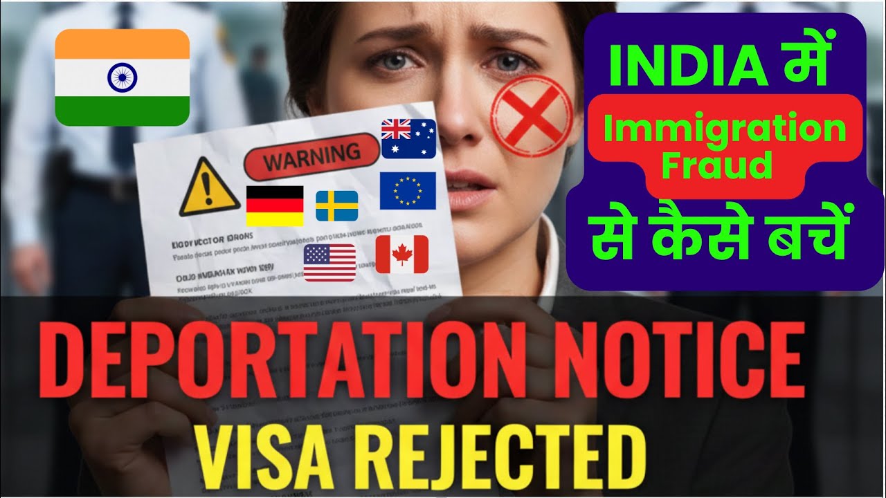 Deportation Notice & Visa Rejection ⚠️ | #INDIA में Immigration Fraud से कैसे बचें ?