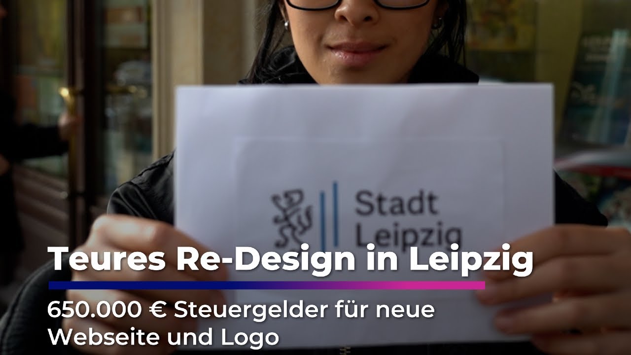 Teures Re-Design in Leipzig: 650.000 € Steuergelder für neue Webseite und Logo