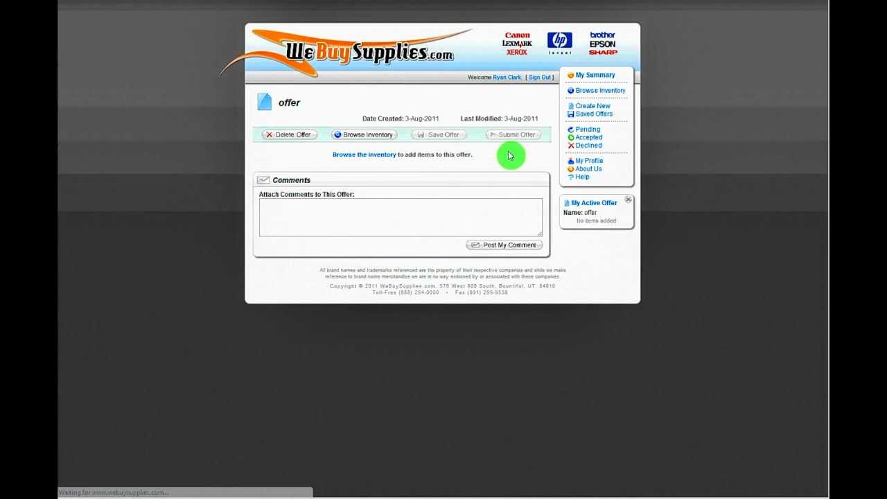 Sell Toner