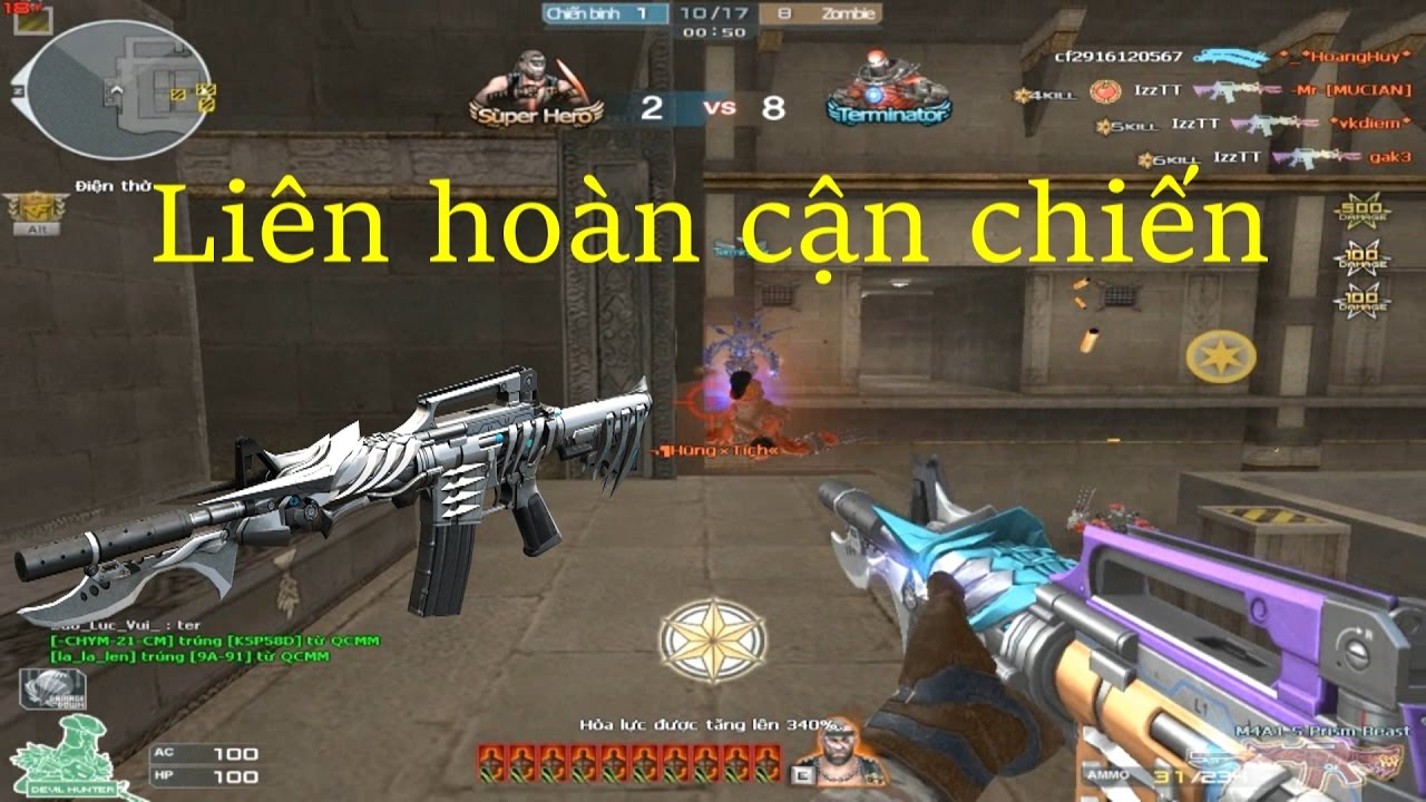 [ Bình Luận CF ] M4A1-S Prism Beast - Tiền Zombie v4