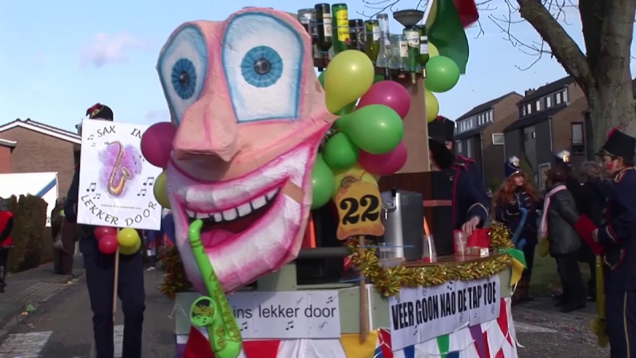 Compilatie van de Carnavalsoptochten  Bunde