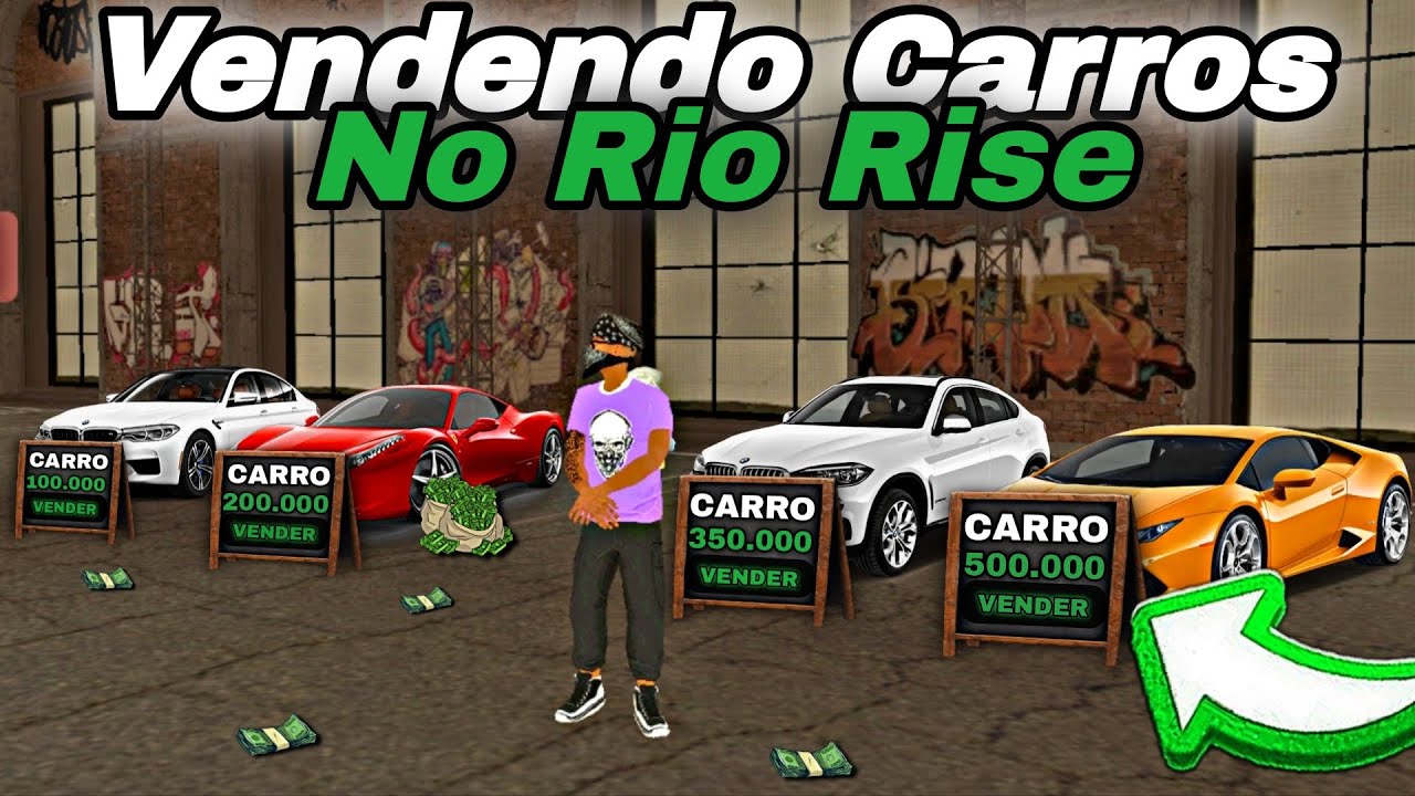 💰 VENDENDO VEÍCULOS🚘 NO LEILÃO DO | RIO RISE! (GTA RP MOBILE)!!! Ganhei muito dinheiro 💰🤑🚘