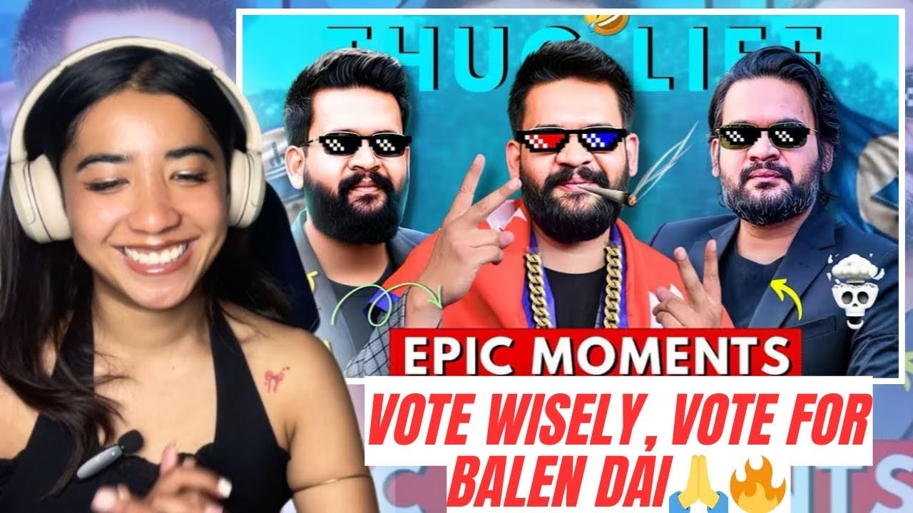 Vote Wisely Vote For Balen Dai 🙏🔥| @parbatbasnet457 - Balen Shah Thug Life | #reaction #192