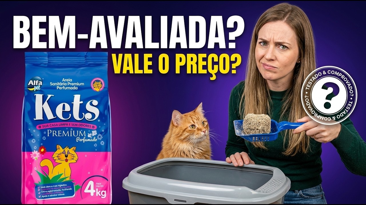 Areia KETS premium perfumada para gatis - Gatil Hauser