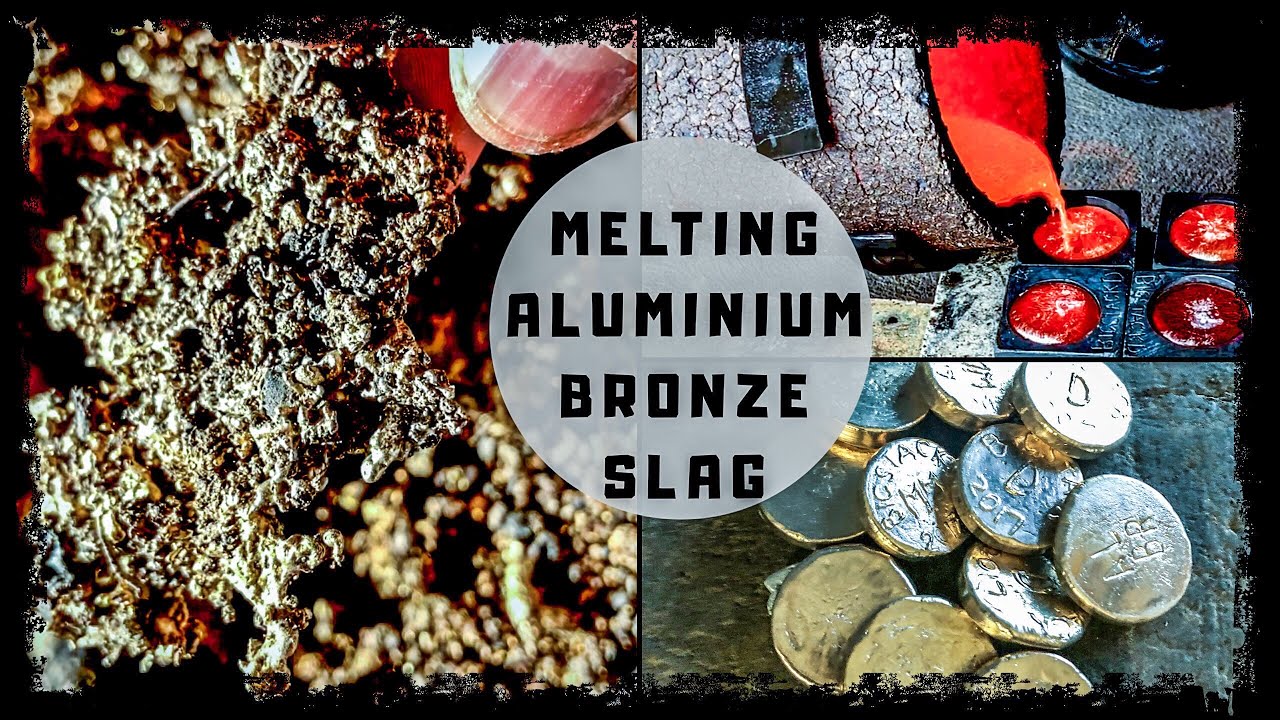 ALUMINIUM BRONZE SLAG MELTING - How Much Recovery From Remelting Old Slag - Casting Coin Blanks