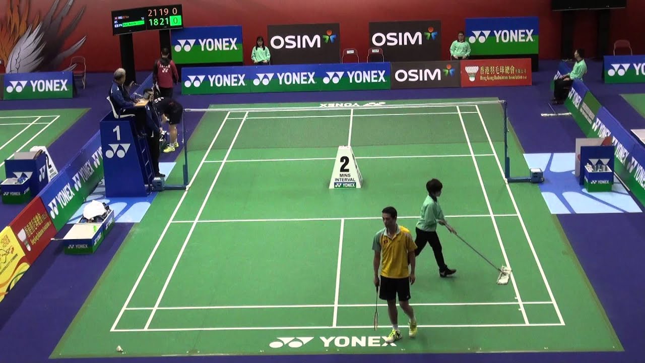 HK Open 2013 SS MS R2 - HU Yun HKG, TAGO Kenichi JPN