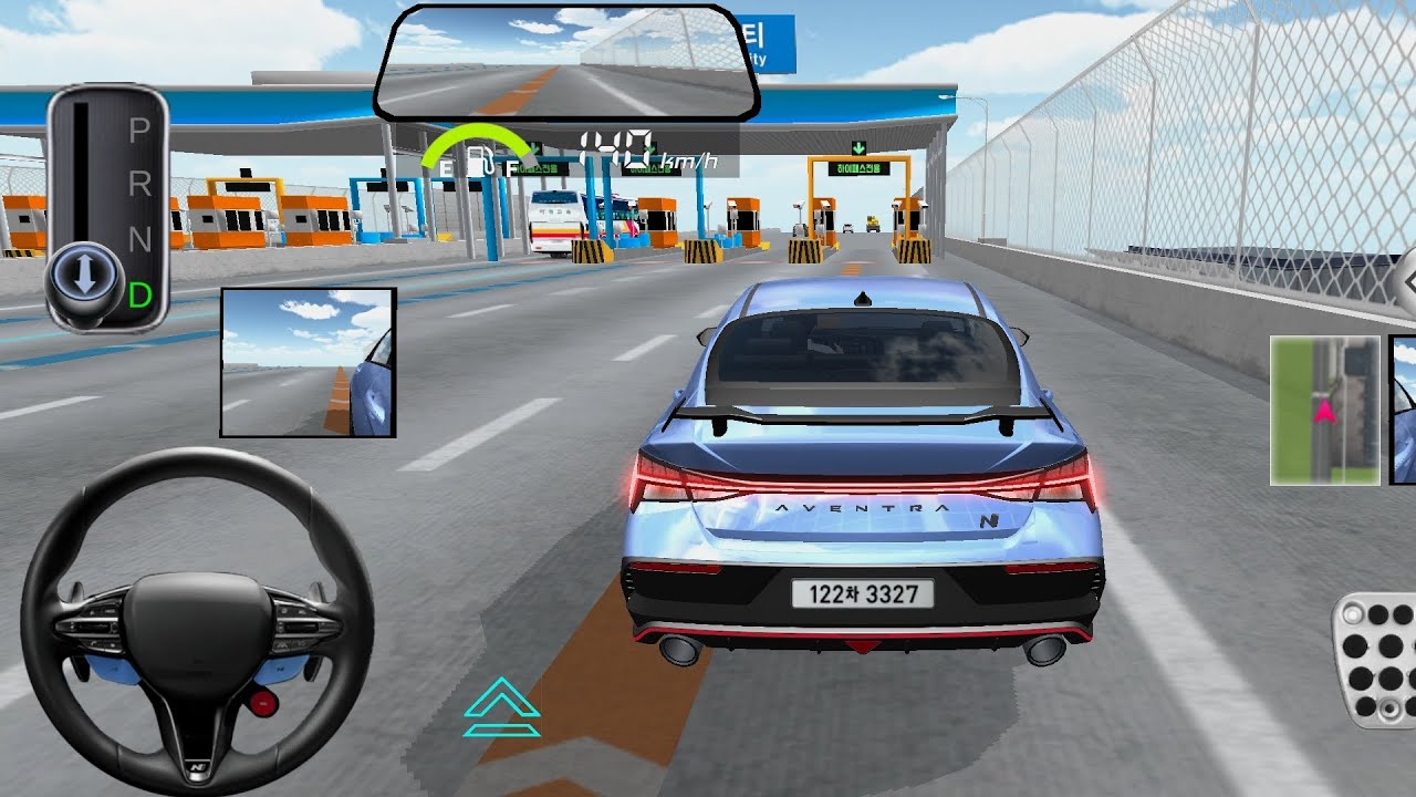 Top Speed By Hyundai Elantra On The National Highway | 3D Driving Class | Android 3D Gameplay 