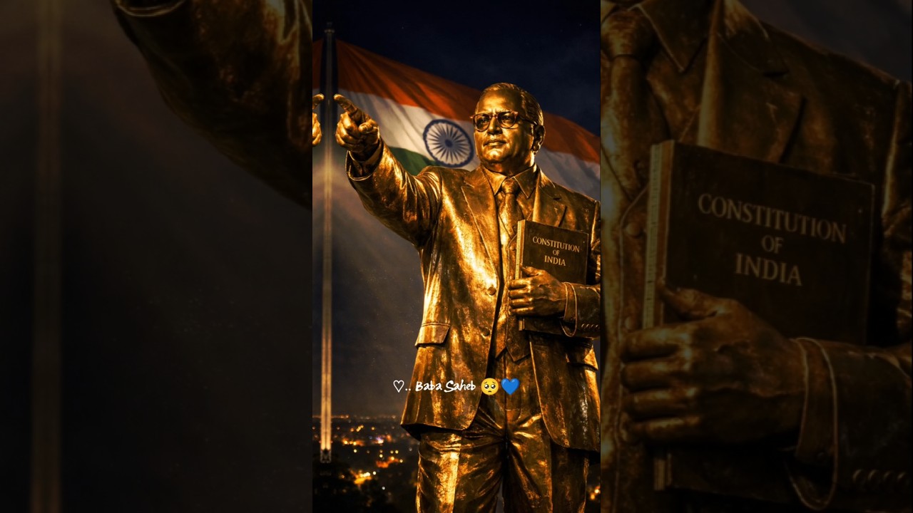 Dr. B.R. Ambedkar statues are among the most recognizable public monuments in India. #ambedkar