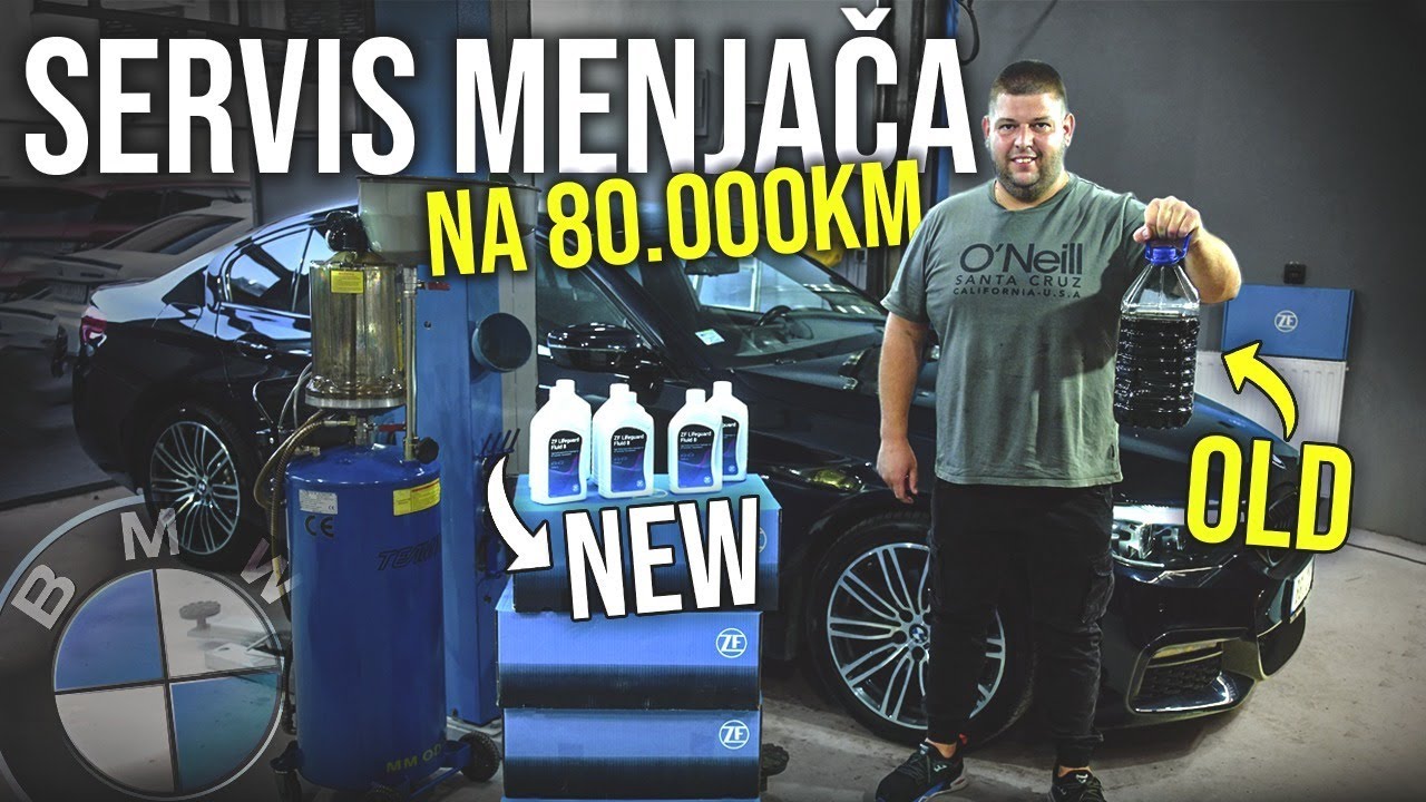 BMW G30 8HP servis menjaca * Menjati ulje na 80 000km ili ne?