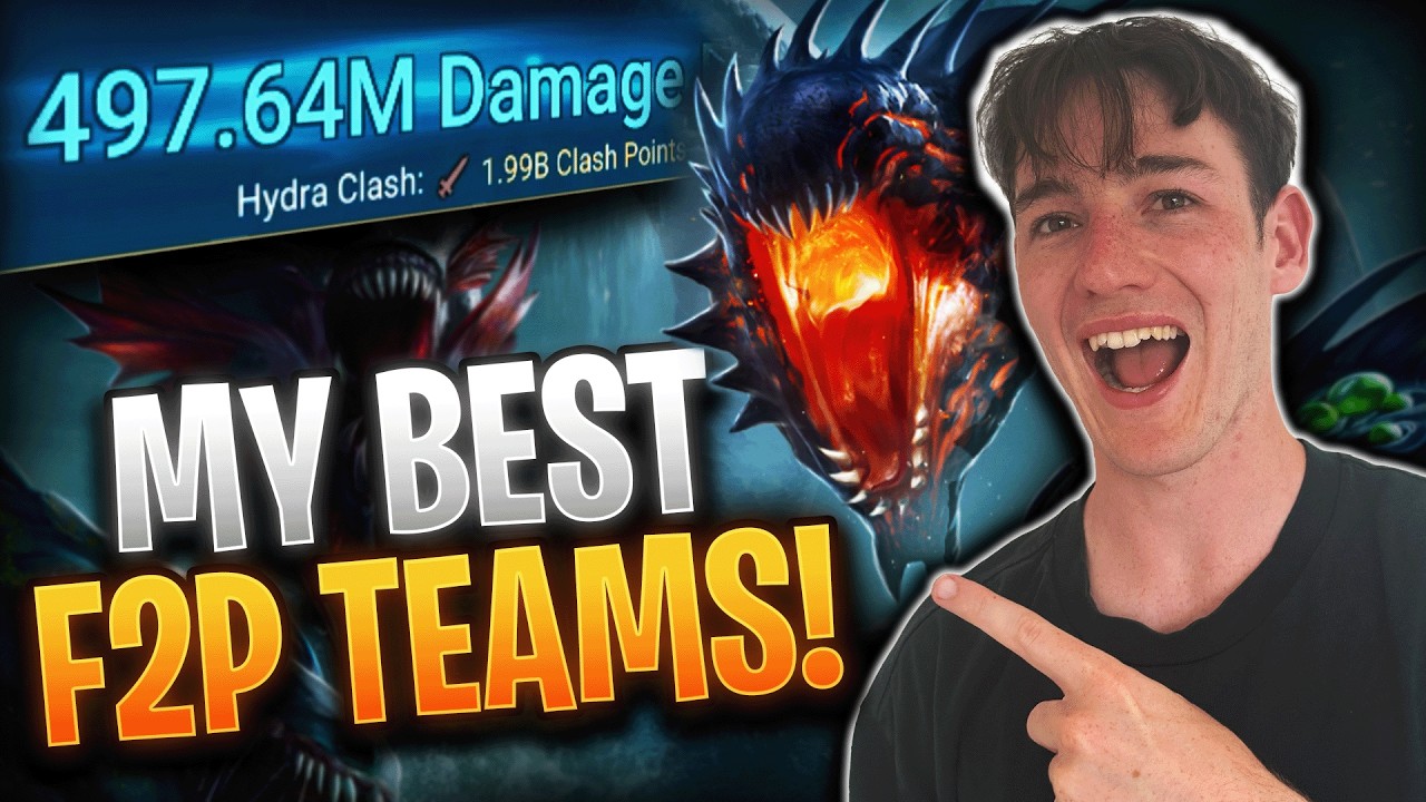 STRUGGLING IN HYDRA? My F2P Team Builds, Tips And Strategies | Raid Shadow Legends Guide