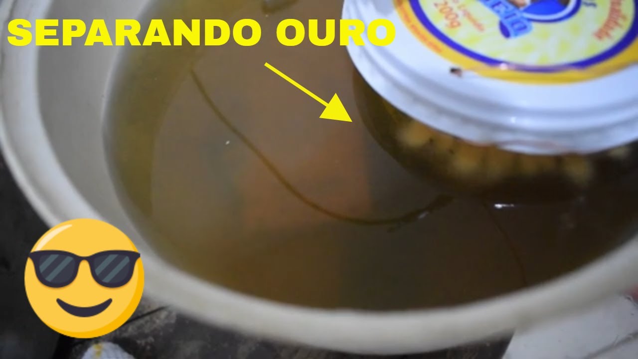 OURO # SEPARAÇÃO DE METAIS POR ELETRÓSE #OURIVES