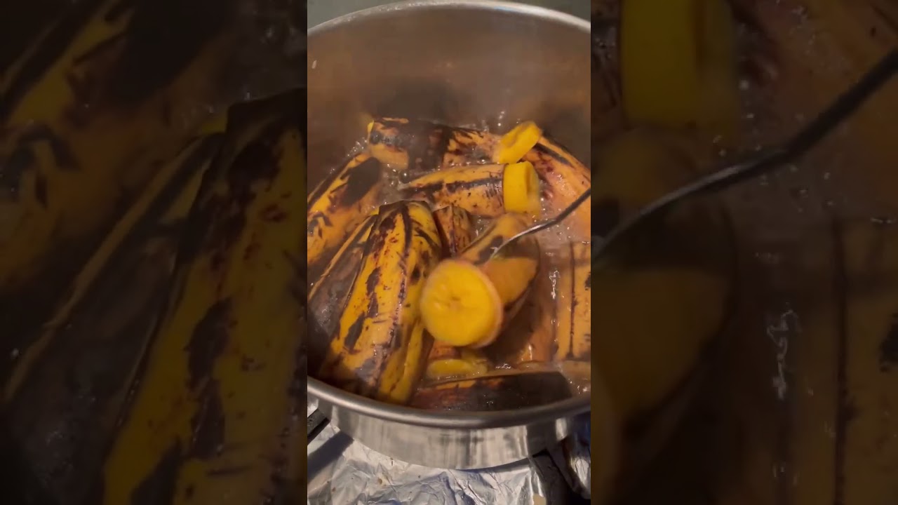 Pl&aacute;tanos cocidos