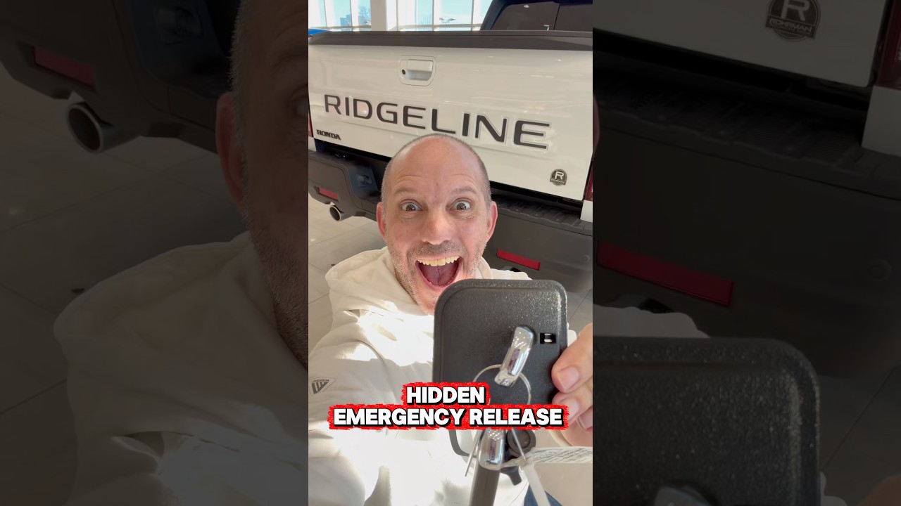 Скрытый аварийный рычаг открывания для пикапа Honda Ridgeline