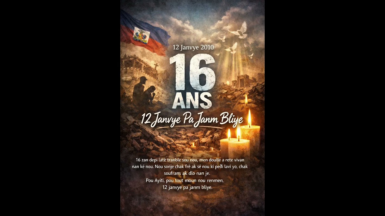 12/01/2010: Nou Pa Janm Bliye-Breaking News came from Haiti as a 7.0 magnitude earthquake happened