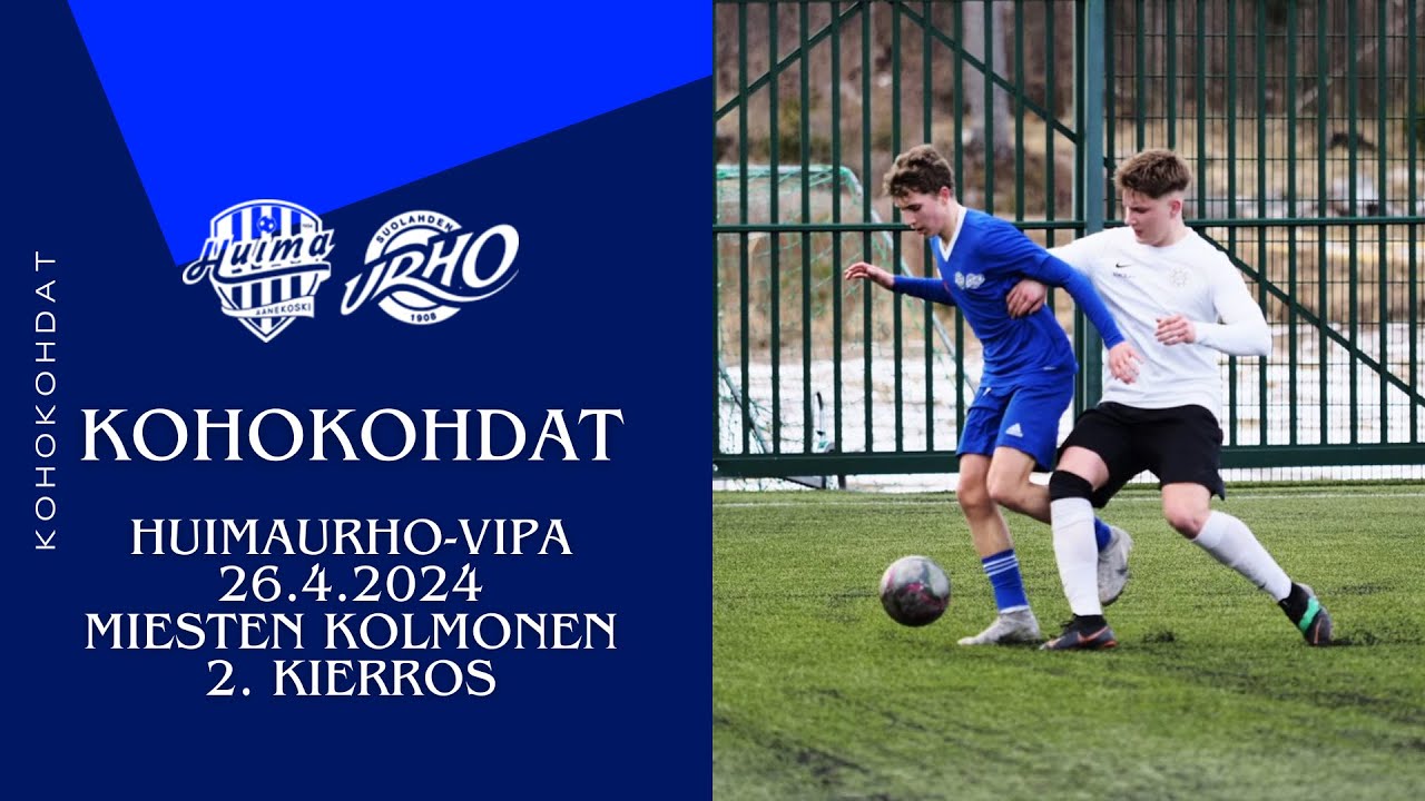 HIGHLIGHTS: HuimaUrho - ViPa 26.4.2024
